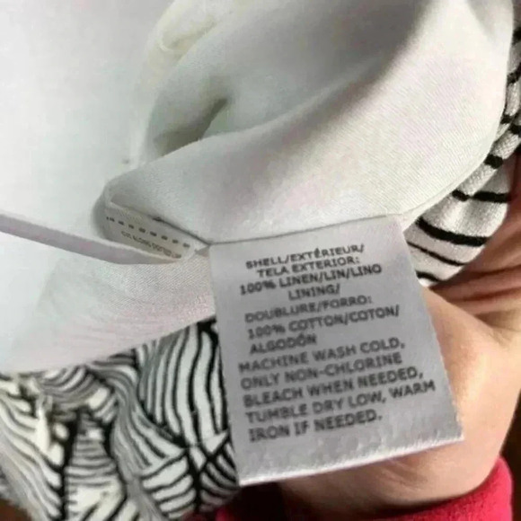 Ann Taylor loft skirt size 0 pleated 100% linen - Picture 9 of 10